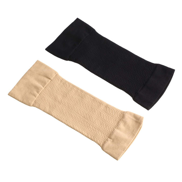 KIRAWear StudioSculpt Arm Sleeve in Almond luxury sculpting activewear